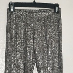NWT Forever21 Women’s Silver Leggings Size Medium M